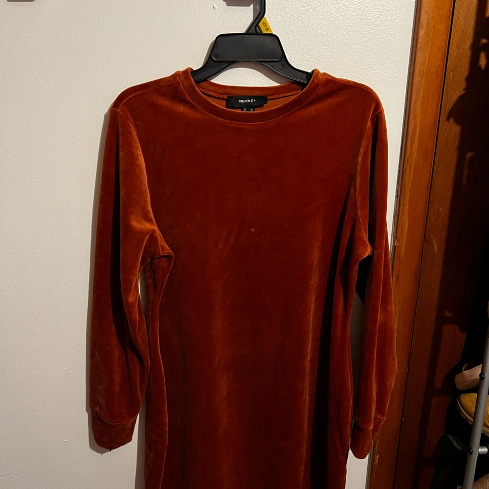 Velvet Long Sleeve Dress